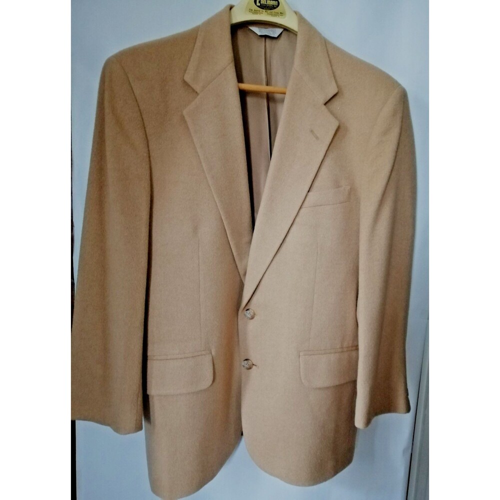 VINTAGE Men's Sport Jacket Blazer Jacket 100% CAMEL HAIR Hamilton Collection